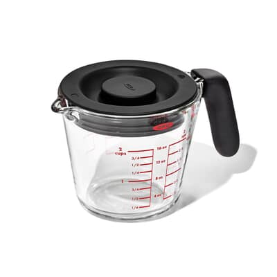 OXO Good Grips Glass Measuring Cup with Lid 500ml