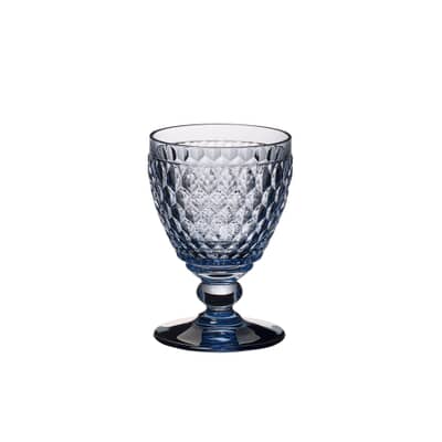 Villeroy And Boch Boston Coloured White Wine Goblet Blue