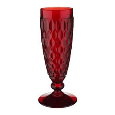 Villeroy And Boch Boston Coloured Champagne Flute Red 0.145L