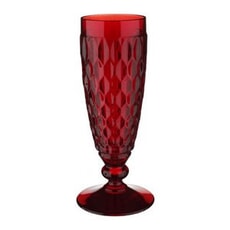 Villeroy And Boch Boston Coloured Champagne Flute (Red) 0.145L