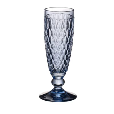 Villeroy And Boch Boston Coloured Champagne Flute Blue