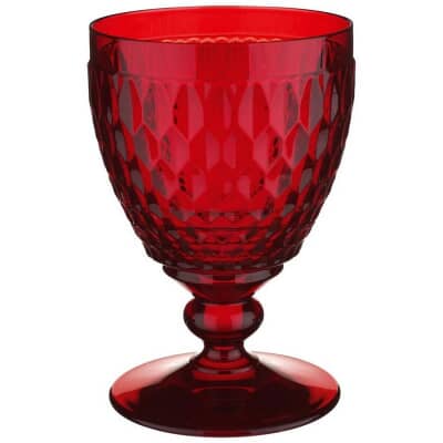 Villeroy And Boch Boston Coloured Water Glass Red 0.40L