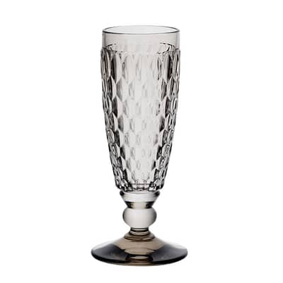 Villeroy And Boch Boston Coloured Champagne Flute Smoke 0.145L