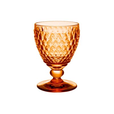 Villeroy And Boch Boston Coloured White Wine Goblet Apricot