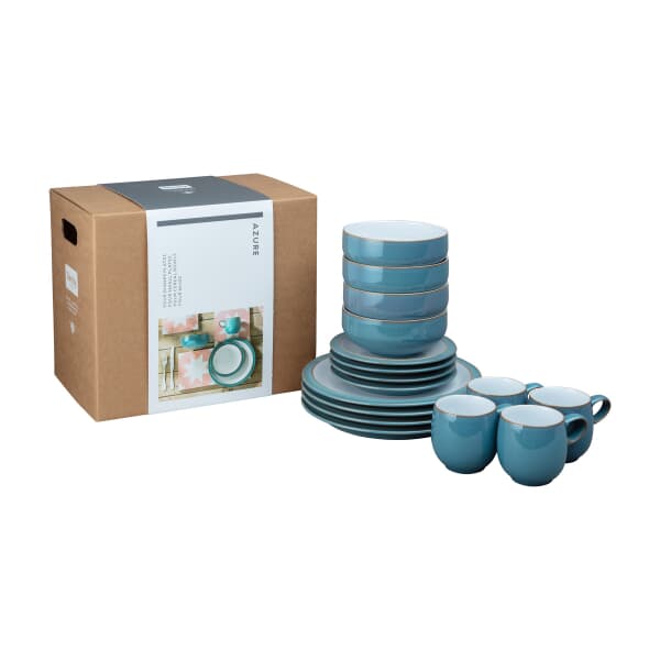 Denby Azure 16 Piece Box Set