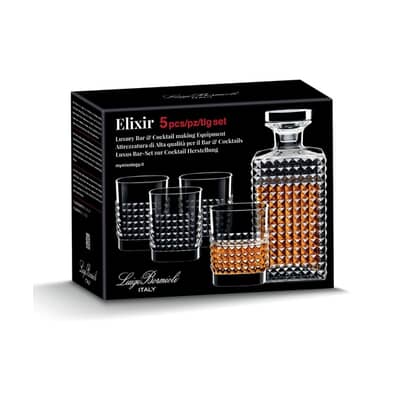 Luigi Bormioli Elixir 5pce Whisky Set