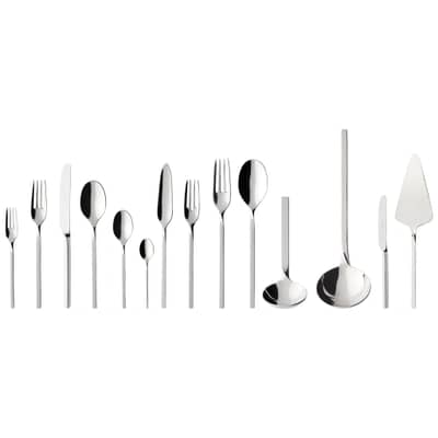 Villeroy and Boch New Wave 113 Piece Lunch Cutlery Set