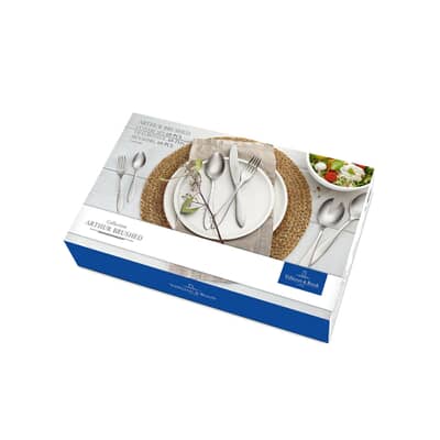 Villeroy And Boch Arthur Brushed 68 Piece Cutlery Set