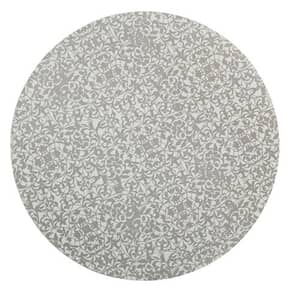 Denby Monsoon Filigree Silver Round Placemats Set Of 4