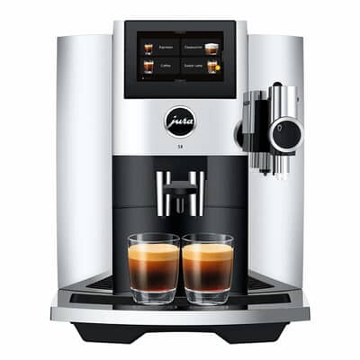 Jura S8 Automatic Bean To Cup Coffee Machine Chrome (INTB)