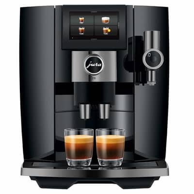 Jura J10 Automatic Bean to Cup Coffee Machine Piano Black