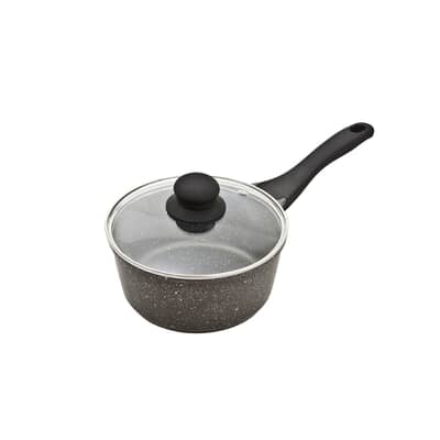 Denby Granite Effect Cast Aluminium 18cm Saucepan With Lid