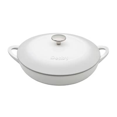 Denby Natural Canvas Cast Iron 30cm Shallow Casserole