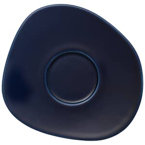 Villeroy And Boch Organic Dark Blue Saucer for coffee cup 17.5cm