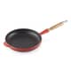 Le Creuset Cast Iron 26cm Frying Pan With Wooden Handle Cerise