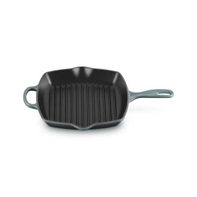 Le Creuset Signature Cast Iron 26cm Square Grillit Ocean