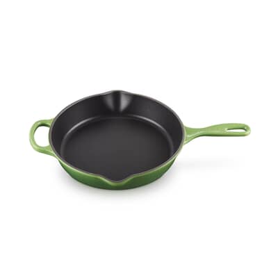 Le Creuset Signature Cast Iron 26cm Deep Skillet Bamboo Green
