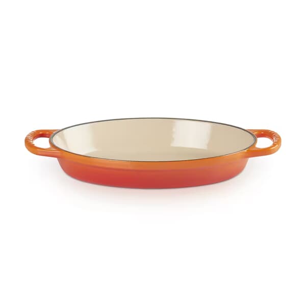 Le Creuset Signature Cast Iron Oval Gratin Dish 36cm Volcanic