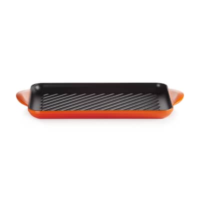 Le Creuset Cast Iron 32cm Rectangular Grill Volcanic