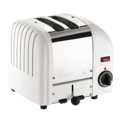 Dualit Classic Vario 2 Slot Toaster White 20248