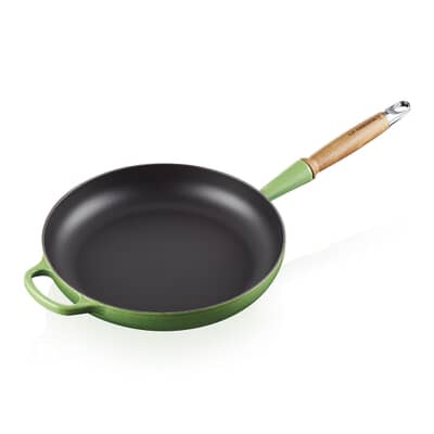 Le Creuset Signature Cast Iron 28cm Frying Pan Bamboo Green