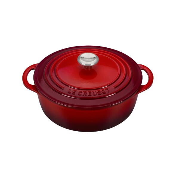 Le Creuset Cast Iron 22cm Round Bistro Casserole Cerise