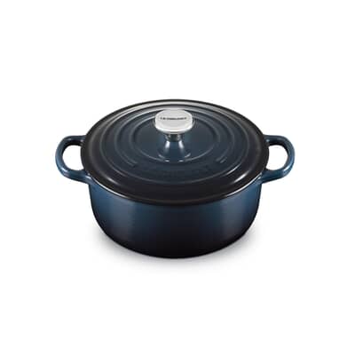 Le Creuset Signature Cast Iron 20cm Round Casserole Nuit