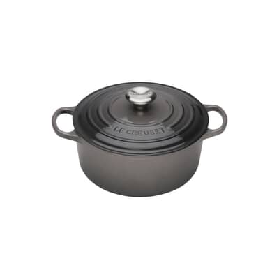 Le Creuset Signature Cast Iron 20cm Round Casserole Flint