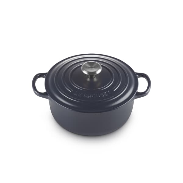 Le Creuset Signature Cast Iron Round Casserole 20cm Navy