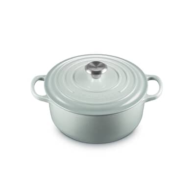 Le Creuset Signature Cast Iron 20cm Round Casserole Sea Salt