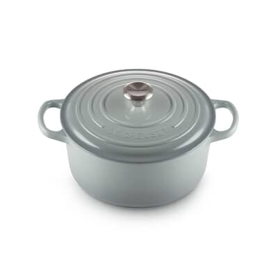 Le Creuset Signature Cast Iron 22cm Round Casserole Sea Salt
