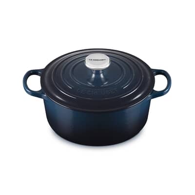 Le Creuset Signature Cast Iron 24cm Round Casserole Nuit