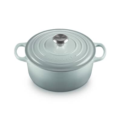 Le Creuset Signature Cast Iron 24cm Round Casserole Sea Salt