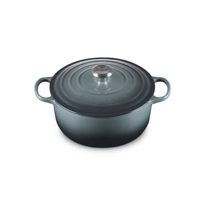 Le Creuset Signature Cast Iron 26cm Round Casserole Ocean