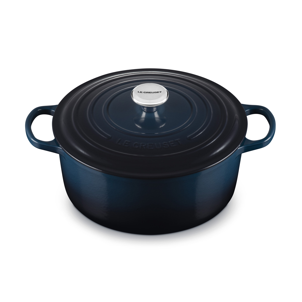 Le Creuset Signature Cast Iron 28cm Round Casserole Nuit