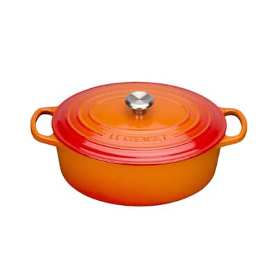 Le Creuset Signature Cast Iron 29cm Oval Casserole Volcanic