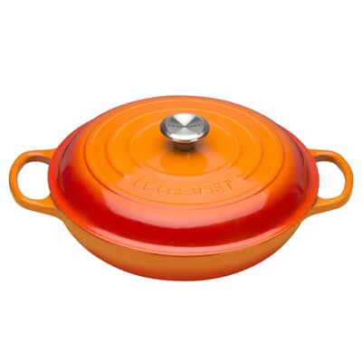 Le Creuset Signature Cast Iron 30cm Shallow Casserole Volcanic