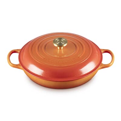 Le Creuset Flamme Doree Volcanic 30cm Shallow Casserole