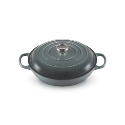 Le Creuset Signature Cast Iron 30cm Shallow Casserole Ocean