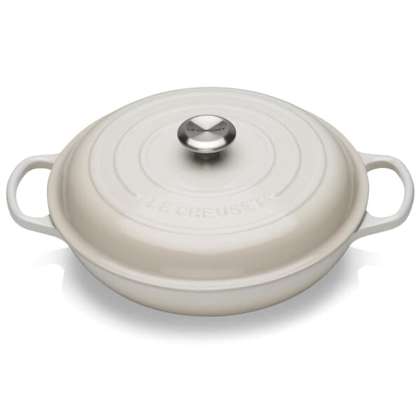 Le Creuset Signature Cast Iron 30cm Shallow Casserole Meringue ...