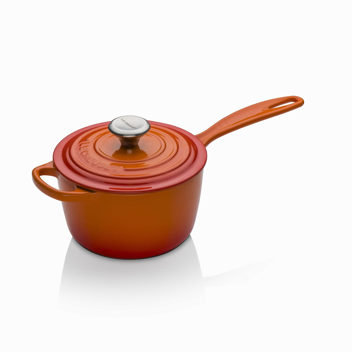 Le Creuset Signature Cast Iron 20cm Saucepan Volcanic