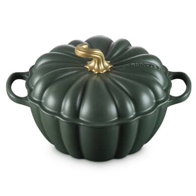 Le Creuset Cast Iron Pumpkin Casserole 24cm Foret