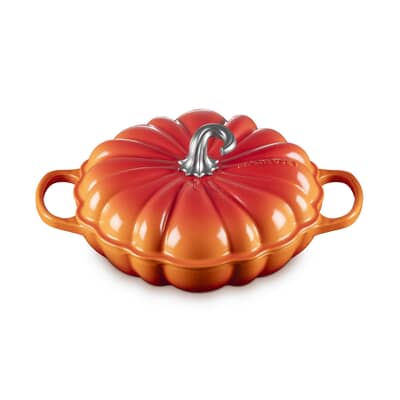 Le Creuset Cast Iron Pumpkin Shallow Casserole 28cm Volcanic