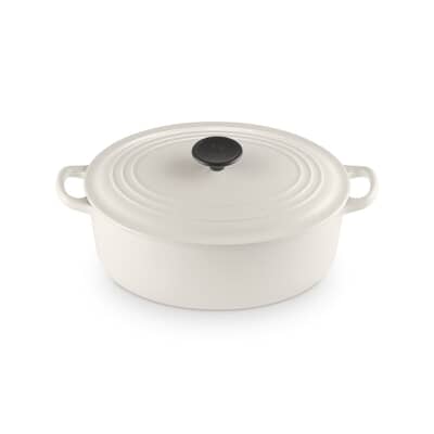 Le Creuset Cast Iron 27cm Oval Casserole Creme