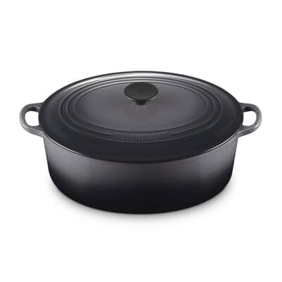 Le Creuset Signature Cast Iron 31cm Oval Casserole Flint