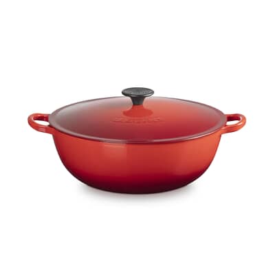 Le Creuset Cast Iron 28cm Soup Pot Cerise