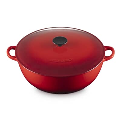 Le Creuset Cast Iron 32cm Soup Pot Casserole Cerise