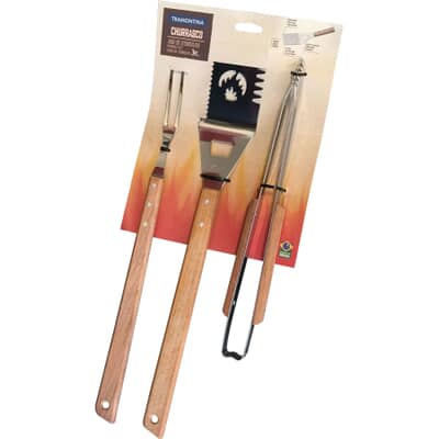 Tramontina BBQ 3 Piece Tools Set