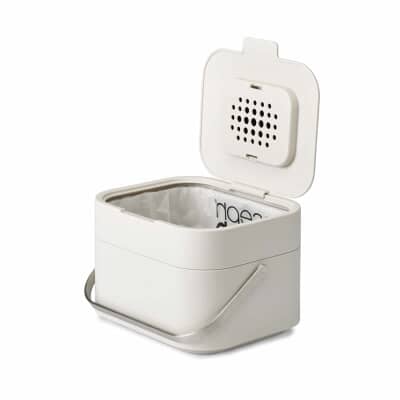 Joseph Joseph Stack 4 Food Waste Caddy - Stone