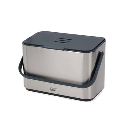 Joseph Joseph Collect 4L Food Waste Caddy Stainless-steel